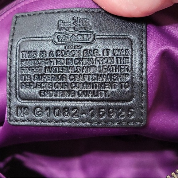 😍Coach Limited Edition Madison Sophia Lurex
Zebra handbag & matching wallet🤍 - Picture 9 of 11